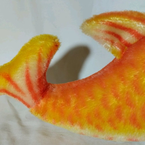 Steiff vintage plush fish like new, 1960s