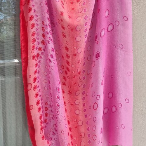 Pareo pink, like new, vibrant color