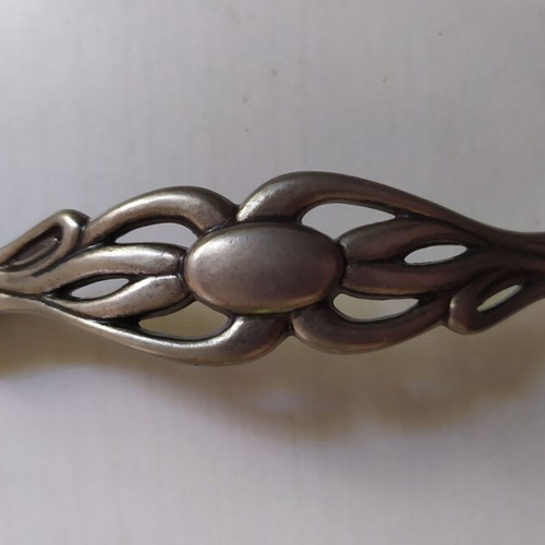Vintage Italian metal handles new, pack of 4