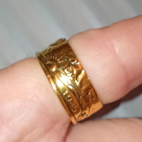 Liberty 1945 Ring New Gold Plated Vintage Style