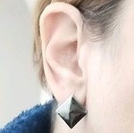 Metal earrings new