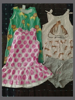 Girls' clothing set size 1-2 used