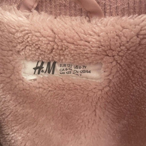 Μπουφάν παιδικό H&M 6-7 ετών σαν καινούργιο, ροζ