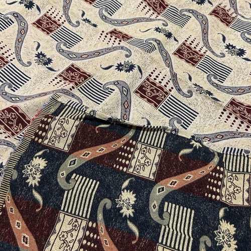 Double-sided fabric with lachouria pattern thick, new
