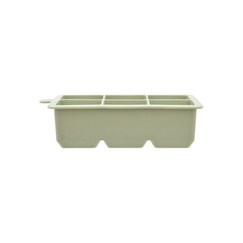Estia silicone ice cube tray set of 3, 6 large green cubes
