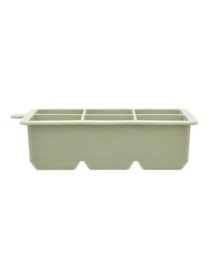 Estia silicone ice cube tray set of 3, 6 large green cubes