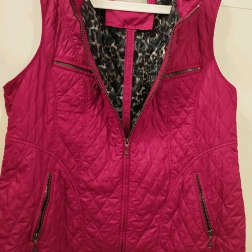 Gelco women's waterproof vest size 50, like new, red
