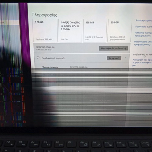 Dell 5290 2 in1 used with broken internal screen, touch screen works