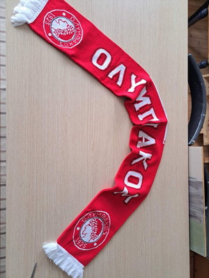 Olympiakos Scarf like new, official replica