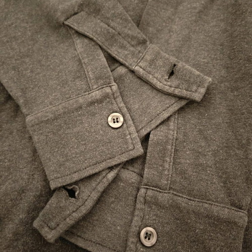 Hugo Boss Men's Cotton Shirt Dark Gray XXL Used