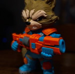 Rocket Raccoon collectible 3D handmade figure new