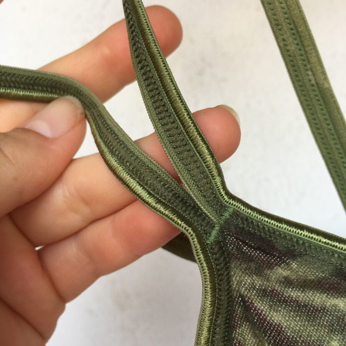 Y2K Dark Green Rave Top camisole M like new