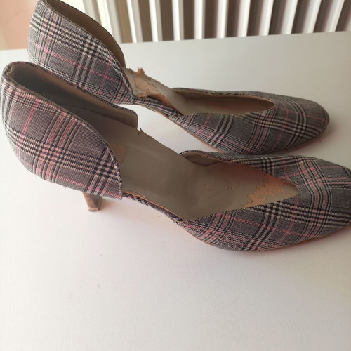 Stiletto grey and pink heels size 38 like new
