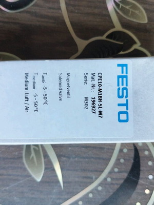 Festo CPE10-M1BH-5L-M7 νέος πιλότος ηλεκτρομαγνητικής βαλβίδας 5/2, 24V DC