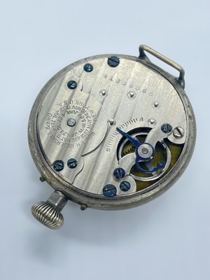 Ingersoll Midget WWI watch used, white and silver