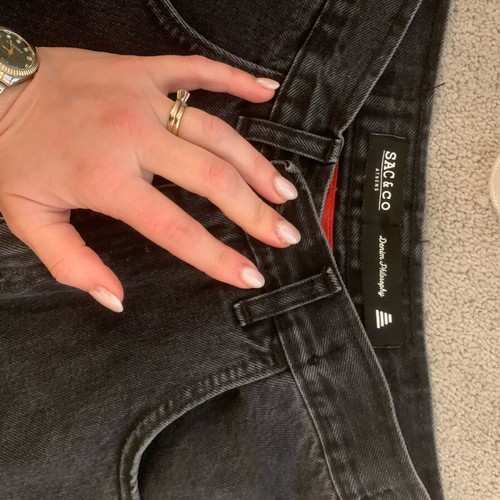 Sac & Co women's jeans size S black like new