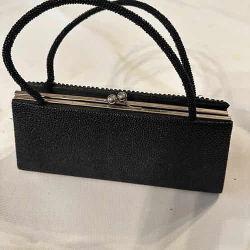 Black handbag used