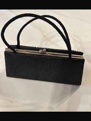 Black handbag used