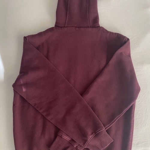 Russell Athletic kids hoodie sweatshirt used, burgundy with zipper