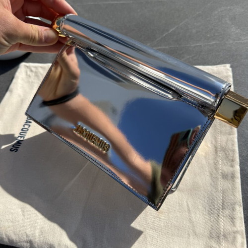 Jacquemus limited edition silver crossbody bag