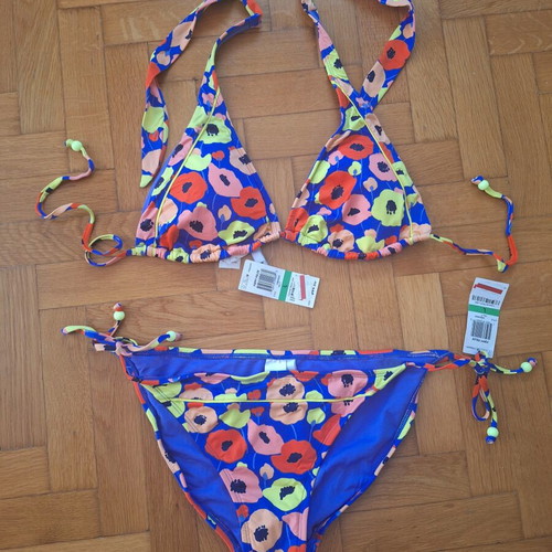 Bikini new with padded top, colorful, size L