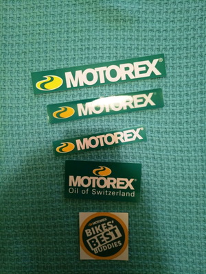 Motorex labels new, pack of 5 pieces