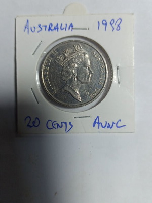 Australia 20 cents 1998 almost uncirculated