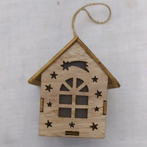 Christmas wooden ornament like new