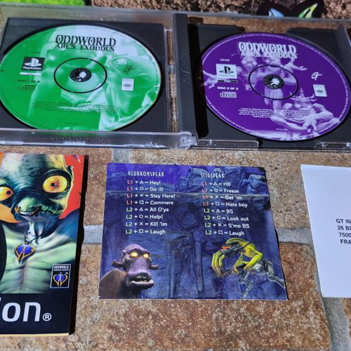 Oddworld Abe’s Exodus PlayStation 1 game