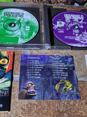 Oddworld Abe’s Exodus PlayStation 1 game