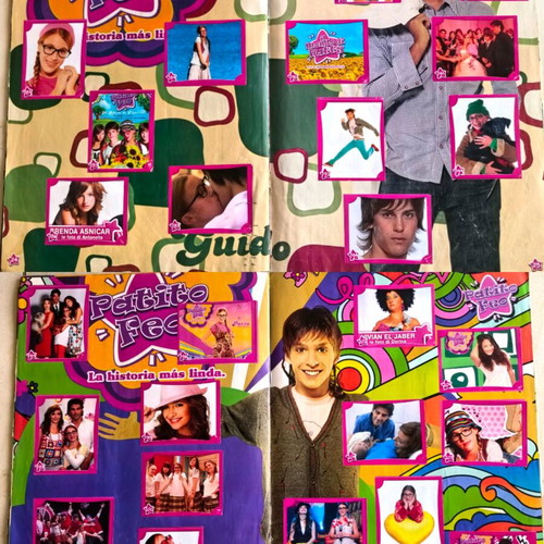 Patito Feo Sticker Album used with 290 of 300 stickers, vintage 2008