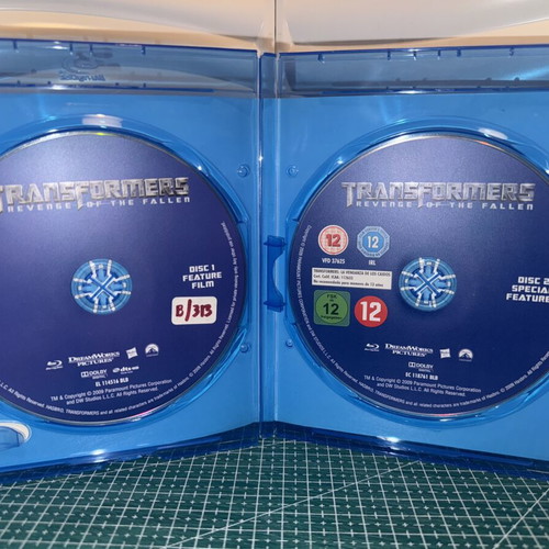 Transformers complete Blu-Ray collection used with Greek subtitles