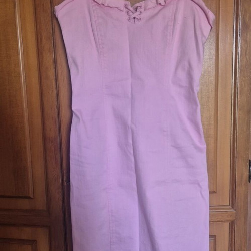 Benetton pink dress like new, size S