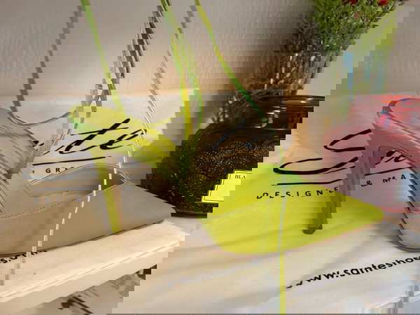 Αφόρετες Sante γόβες lime 38