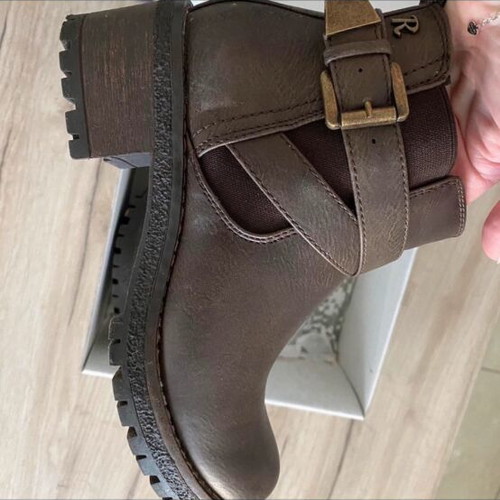 Refresh ankle boots used, brown, size 36