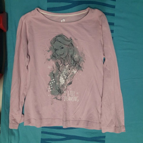 Pack of 8 used thin blouses and shirts for girls colorful