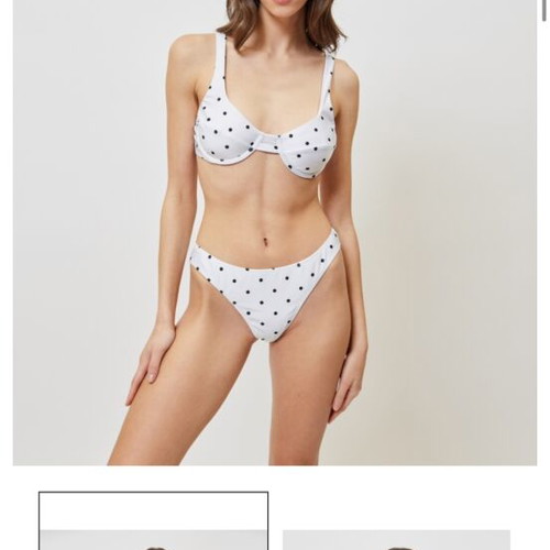 Bikini set SunsetGo! polka dot, like new, adjustable straps