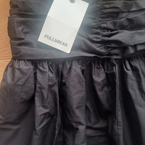 Balloon skirt Pull & Bear new, size Small, black, 100% cotton