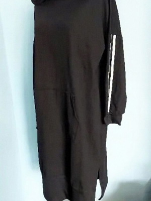 Γυναικείο φόρεμα τύπου φούτερ με κουκούλα, σαν καινούργιο, μεγέθη 2XL - 4XL