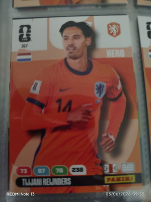 Panini Adrenalyn XL FIFA World Cup 2026 sticker used