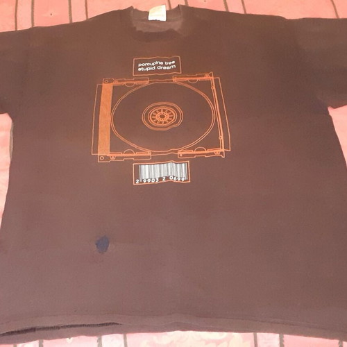 Porcupine Tree Vintage Black T-Shirt Stupid Dream Tour 1999 XL used