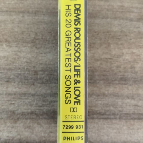 Demis Roussos Life & Love cassette tape used, entechno genre