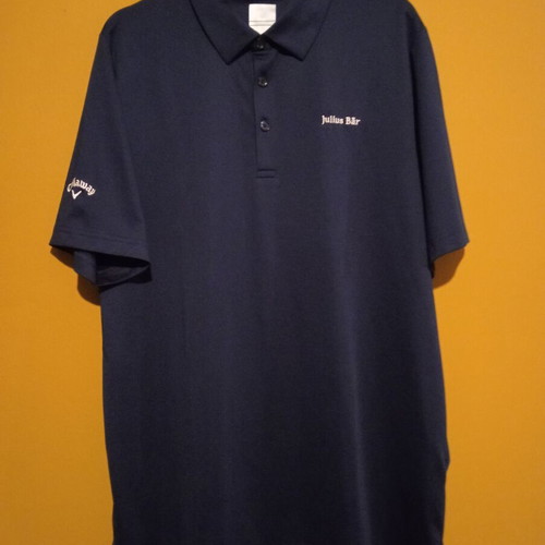 Callaway Opti-Dry Swing Tech Golf Polo L new, sponsor Julius Bär