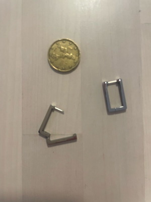 Square earrings new, gray