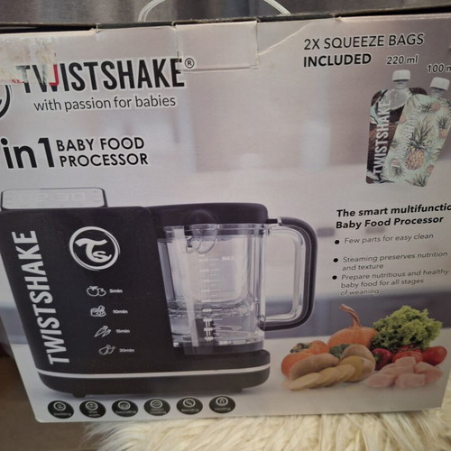 Twistshake Baby Food Processor 6 in 1 steam cooker 0.9l like new