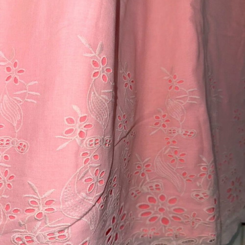 Dorothy Perkins dress like new, cotton with broderie embroidery, size UK12