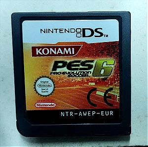 PES 6 Nintendo DS (μόνο κάρτα, χωρίς κουτί)