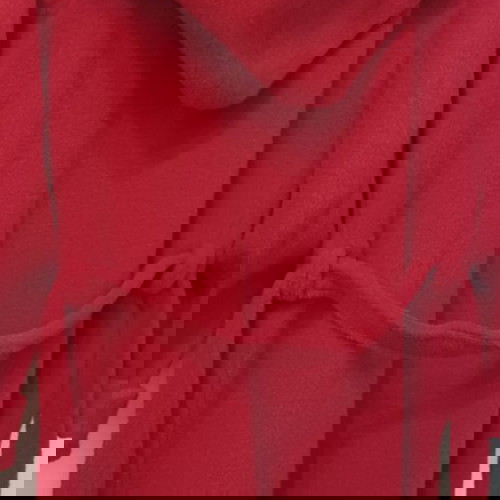 Bill Cost Ημίπαλτο Μαλλινό Καινούργιο Κόκκινο Με Κουκούλα Και Τσέπες Μεγάλο Μέγεθος XL