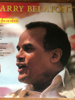 Harry Belafonte Try to Remember vinyl record used