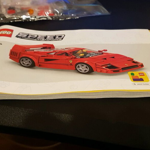 Lego Ferrari F40 76934 assembled like new